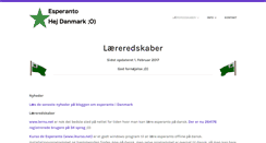 Desktop Screenshot of esperanto.saluton.dk